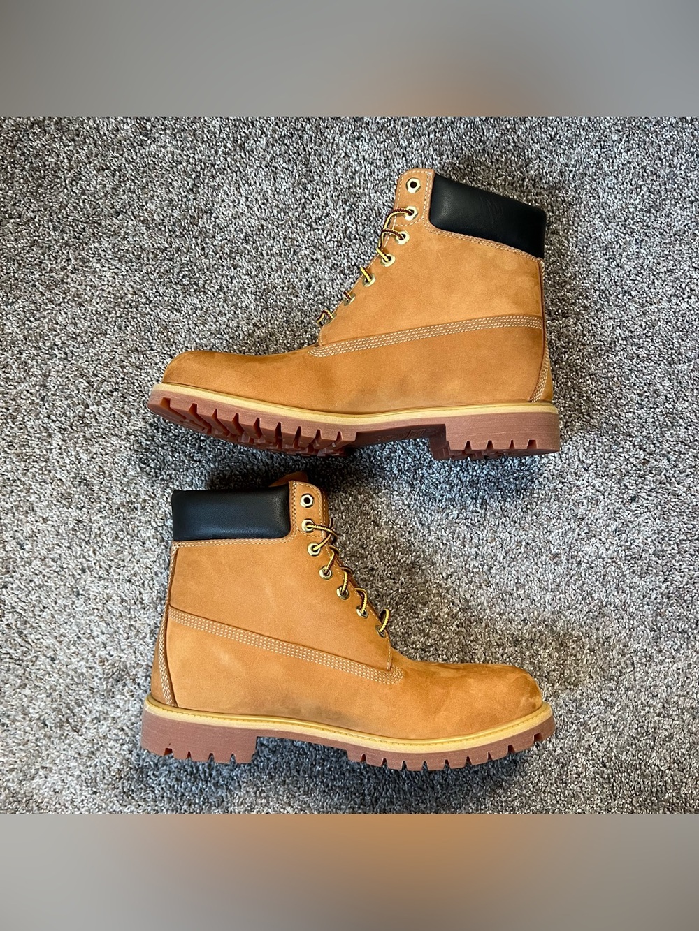 Timberland 6” Premium Waterproof Boots Wheat Size 12 Wide